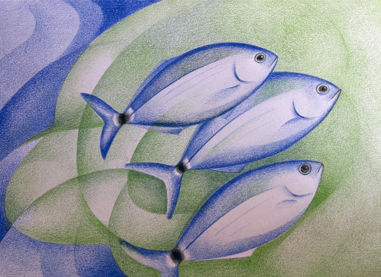 Occhiate 21x30 cm matite su carta