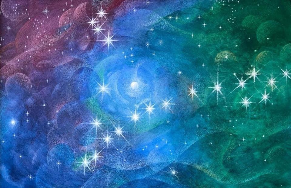 Costellazione dei Pesci 30x20 cm